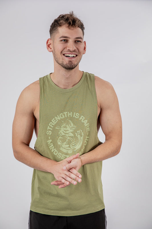 Major Mindset Logo Tank Top Grün