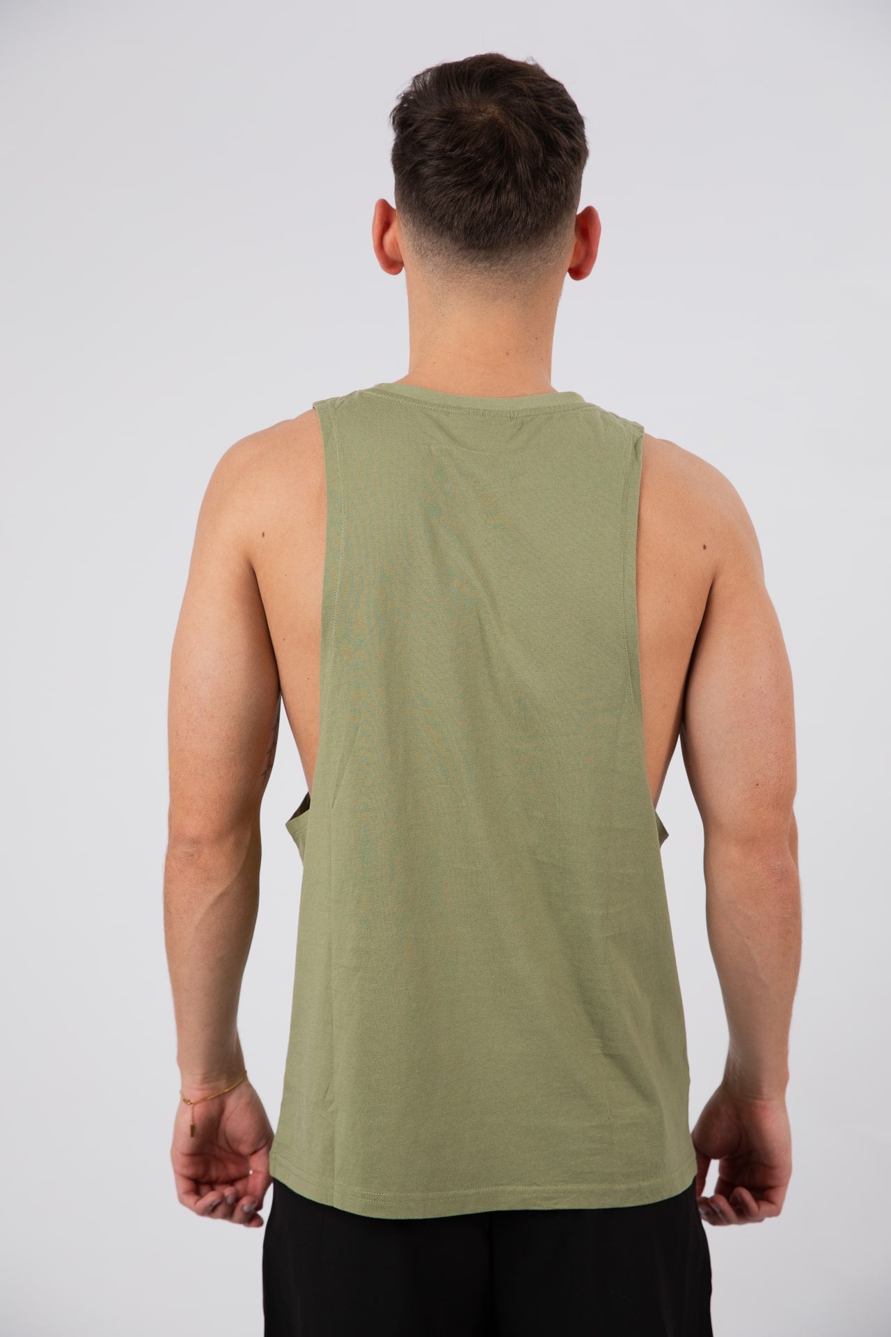 Major Mindset Tank Top Grün von hinten