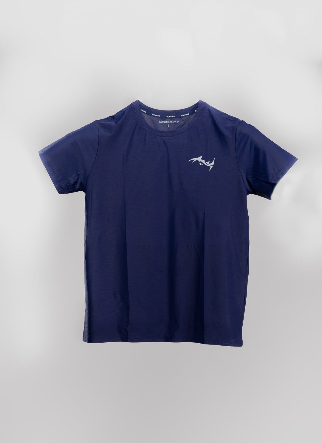 Major Mindset Running Shirt, funktionales Sport-T-Shirt, navyblau, frontal