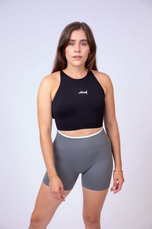 Major Mindset Stringer Sport-BH schwarz, frontal