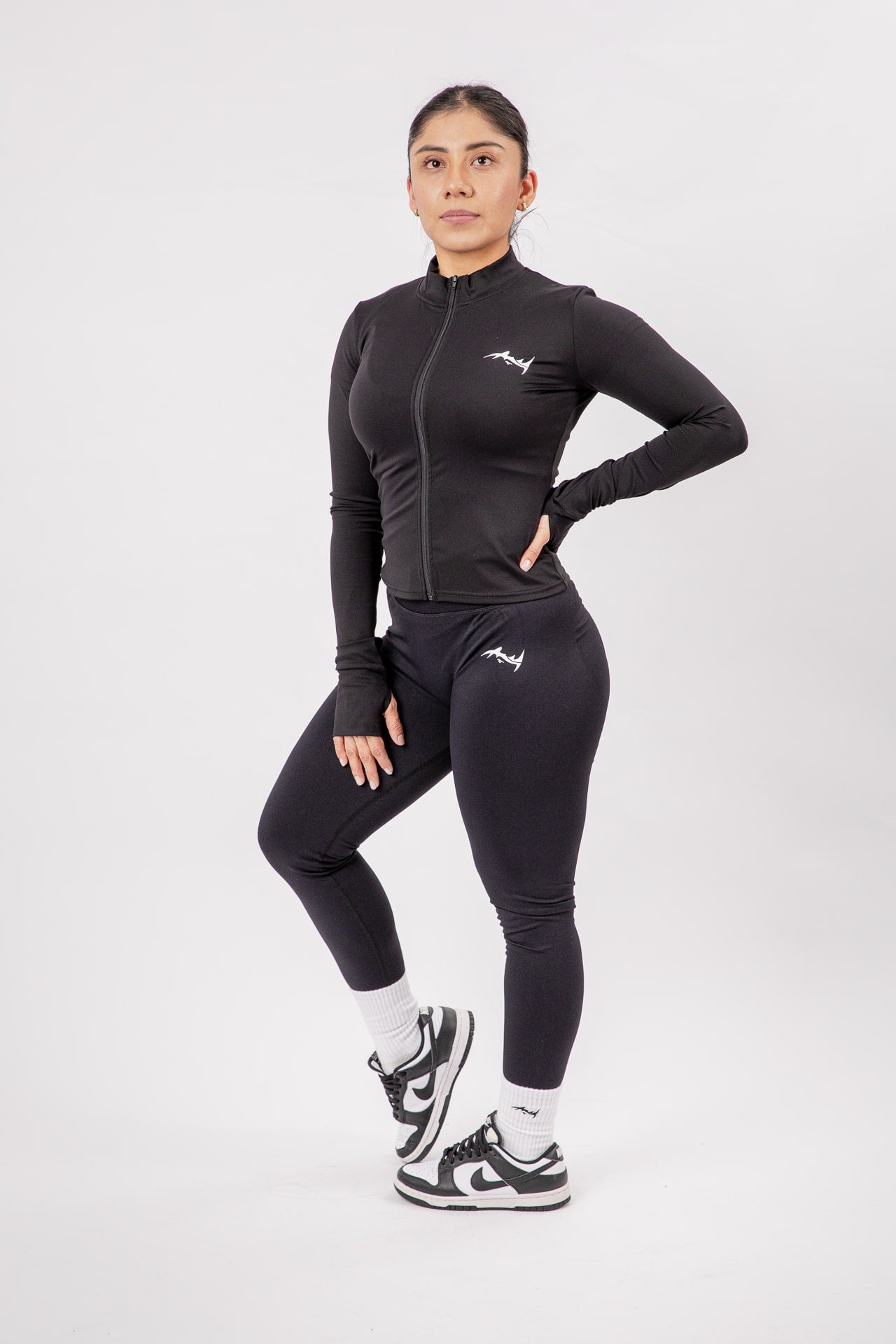 Major Mindset Zip Jacke Schwarz frontal