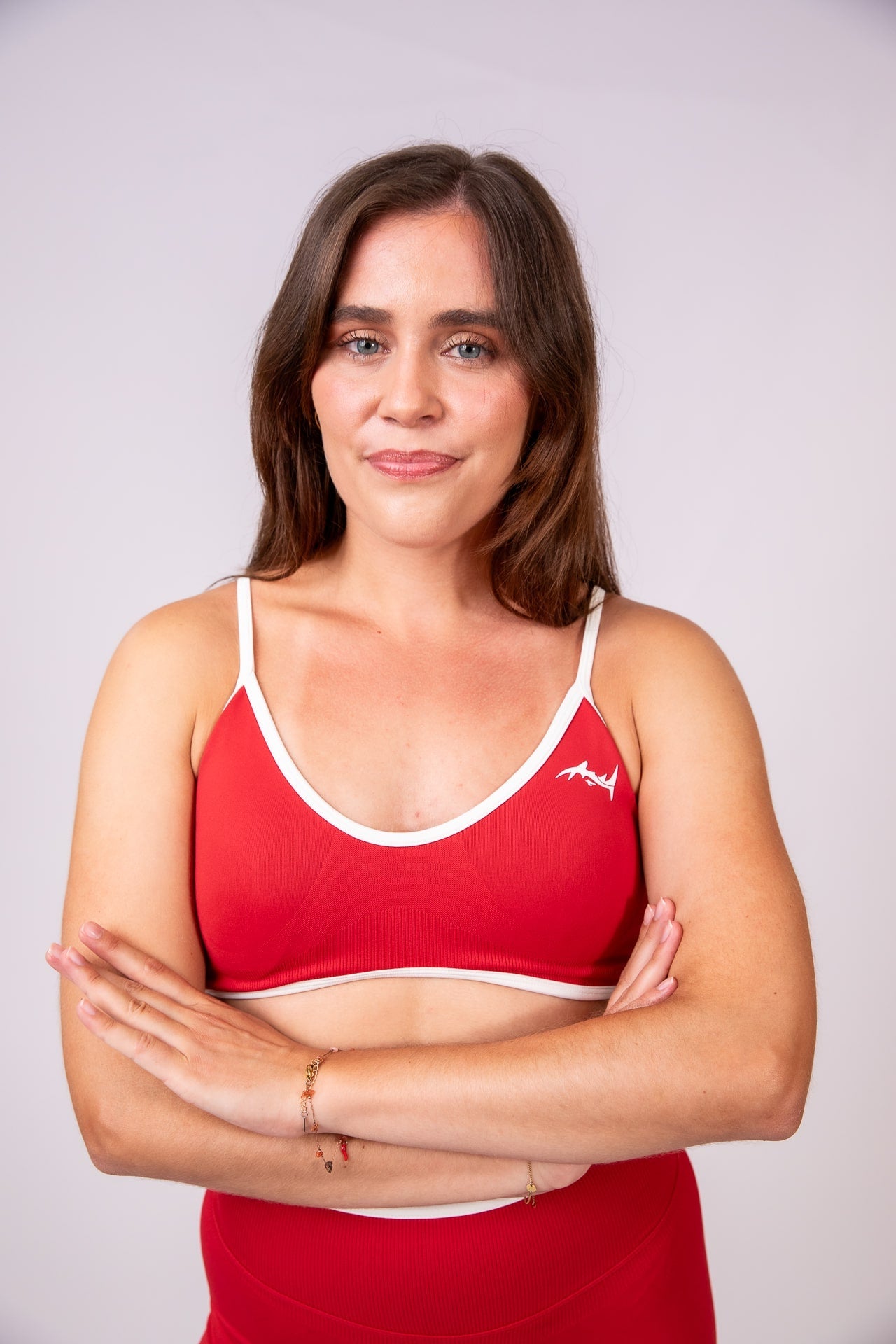 Major Mindset Heritage Set rot, Sport-BH Close-up, frontal